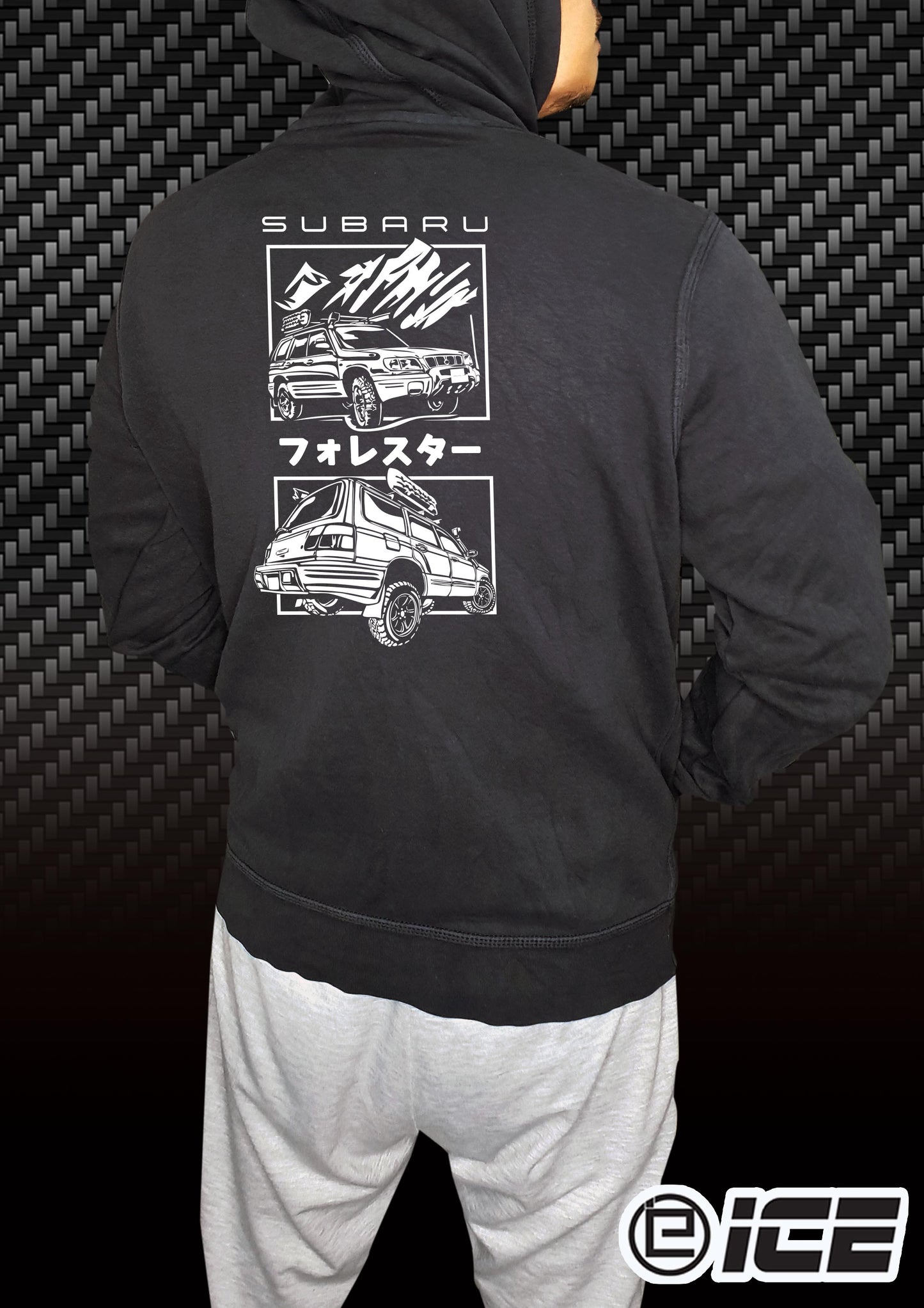 Subaru Forester SF Lifted Hoodie JDM car