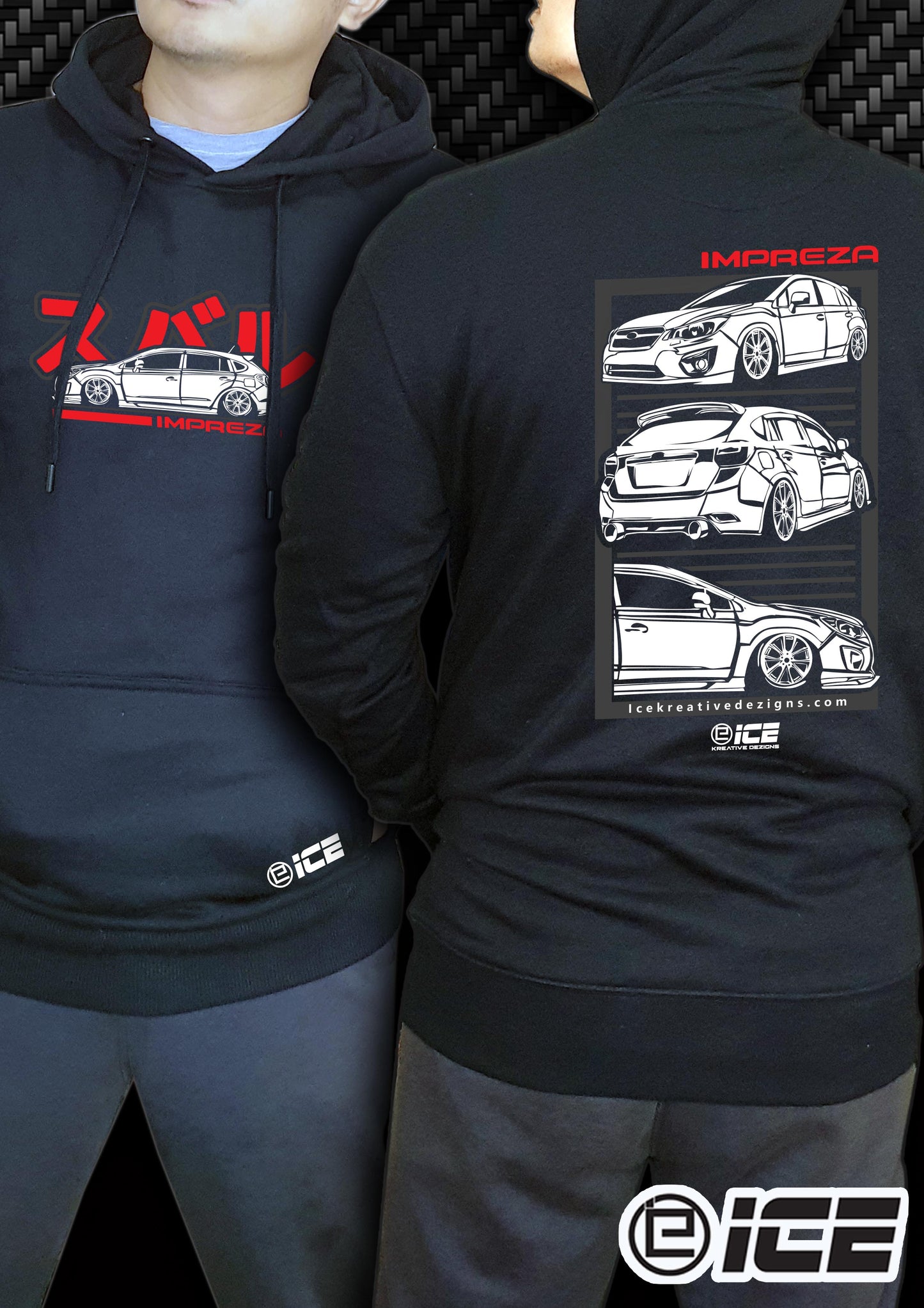 Subaru Impreza JDM Hoodies
