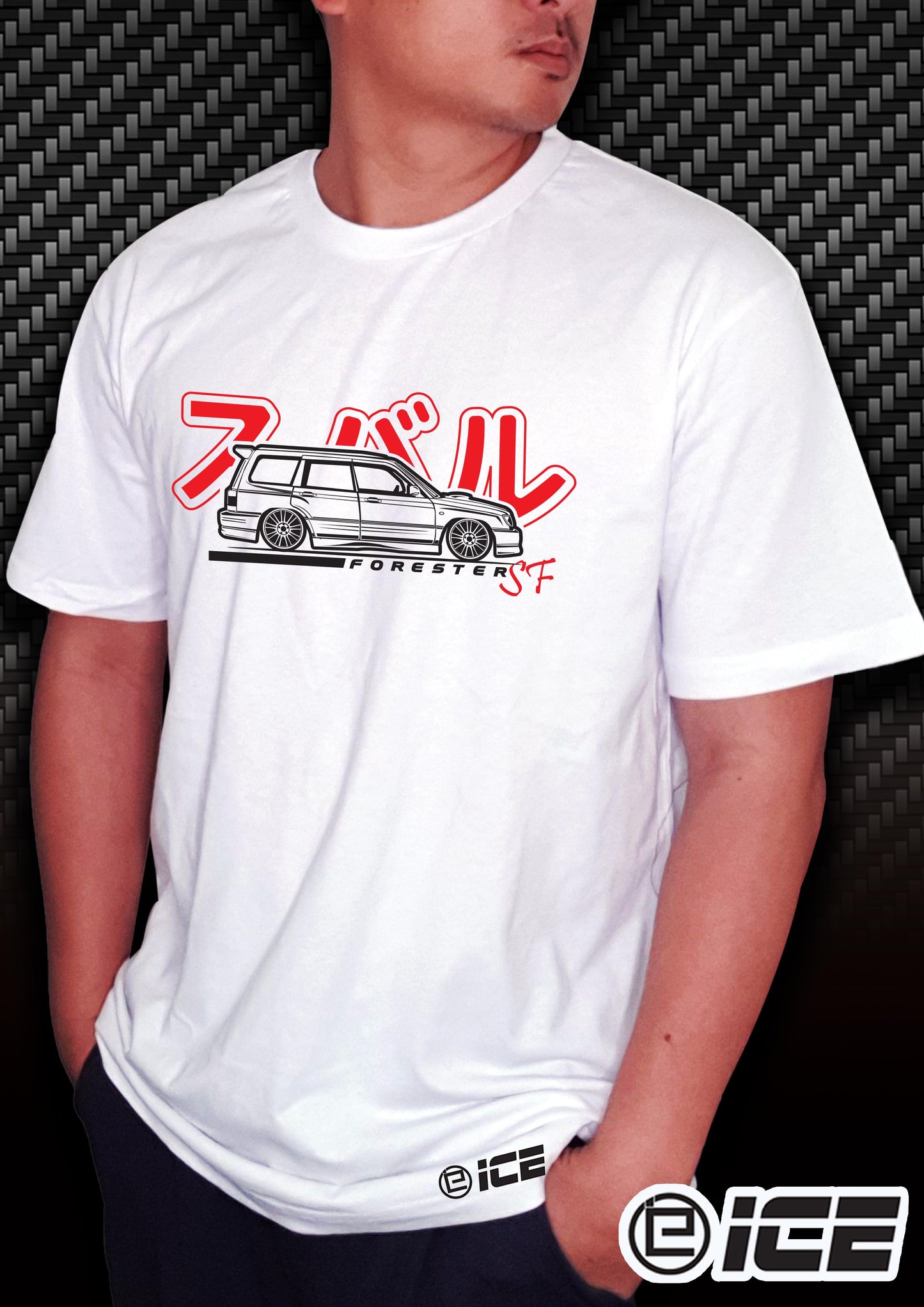 Subaru Forester SF GT JDM shirt