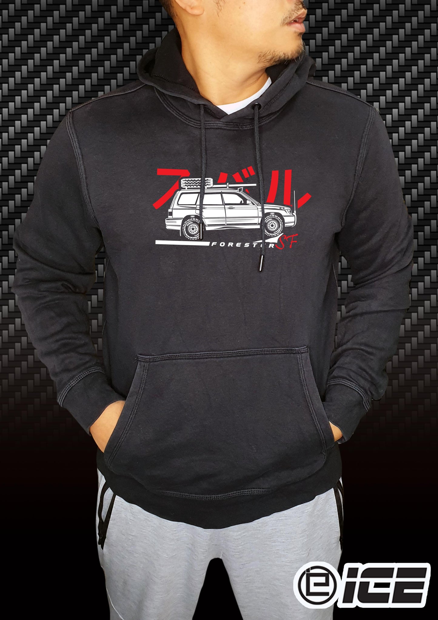 Subaru Forester SF Lifted Hoodie JDM car