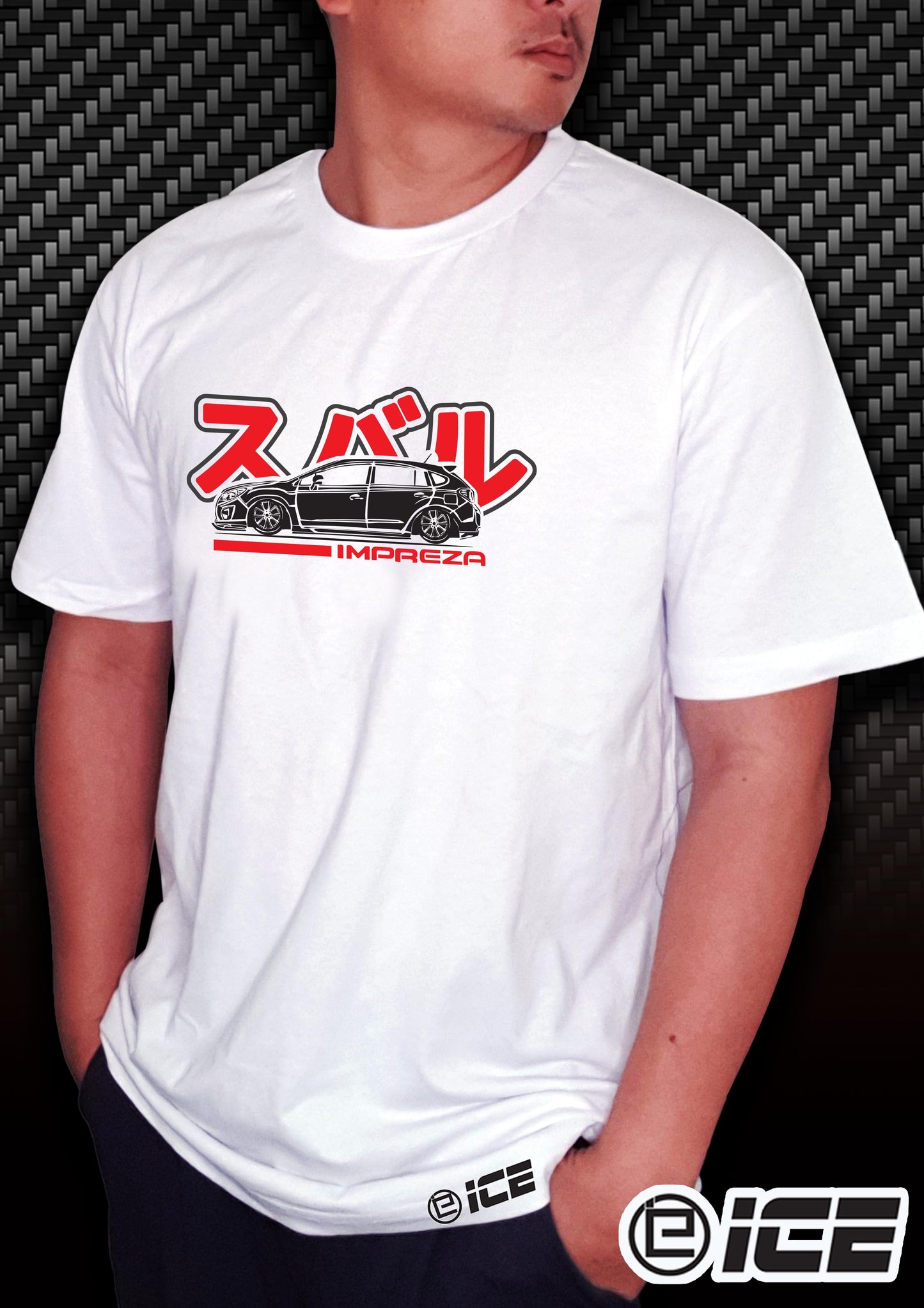 Subaru Impreza JDM shirt Front and Back print
